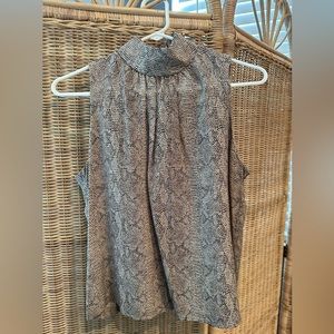 Sleeveless Silk Blouse